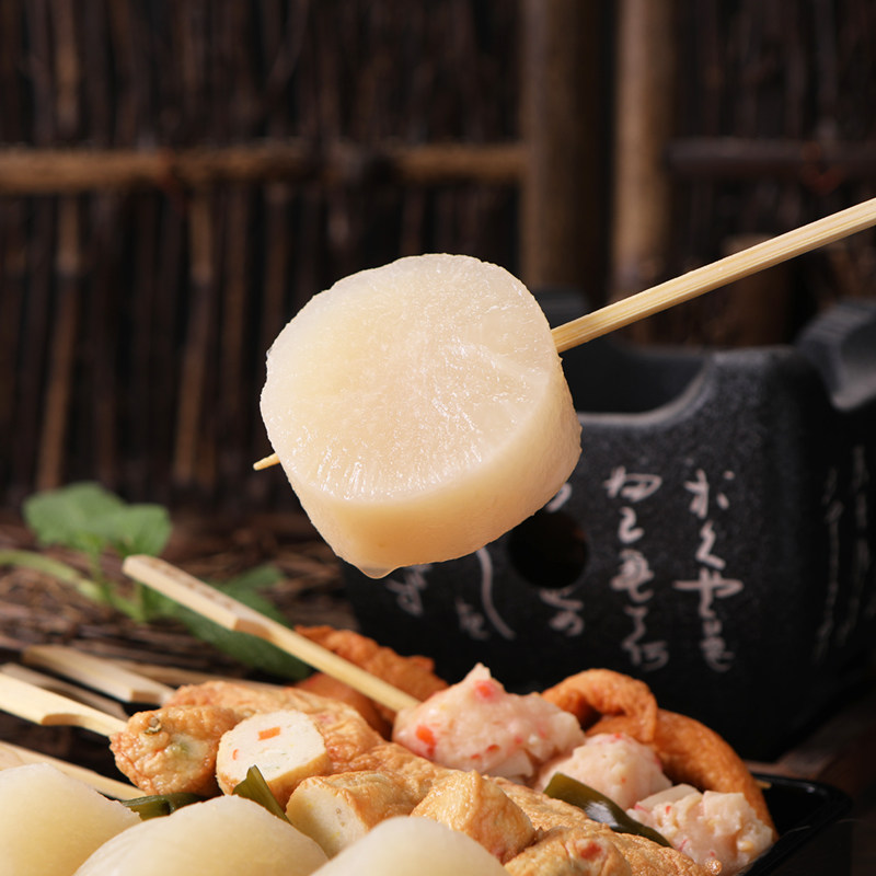 果子优选关东煮食白萝卜6块罗森同款水煮大根腌制