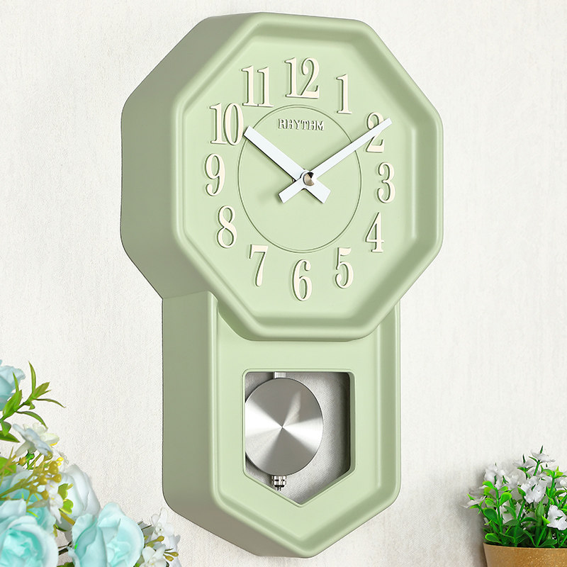 丽声挂钟欧式客厅钟表创意时钟现代简约吊摆个性挂钟