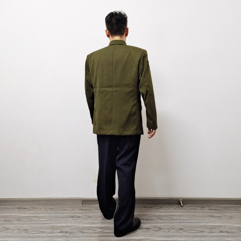 正品老式式空常服黄色斜纹加厚马裤呢毛料军迷作训外套