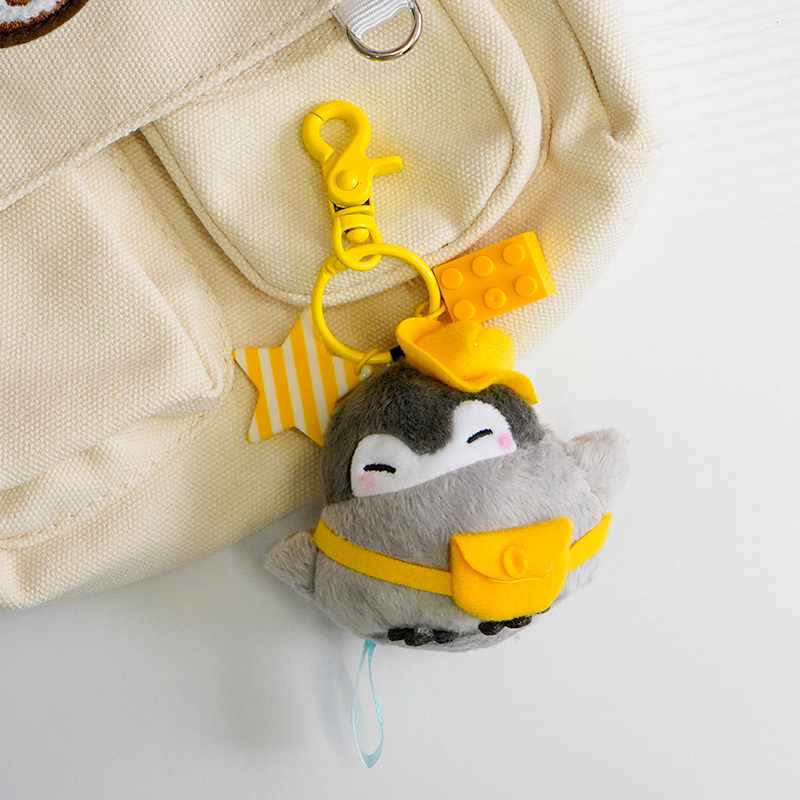 翟潇闻同款正能量小企鹅挂件公仔可爱钥匙扣包包书包钥匙扣