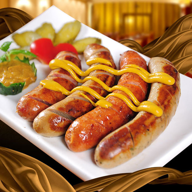 欧百百德法兰克福德国香肠德式烤肠16根左右原厂香肠
