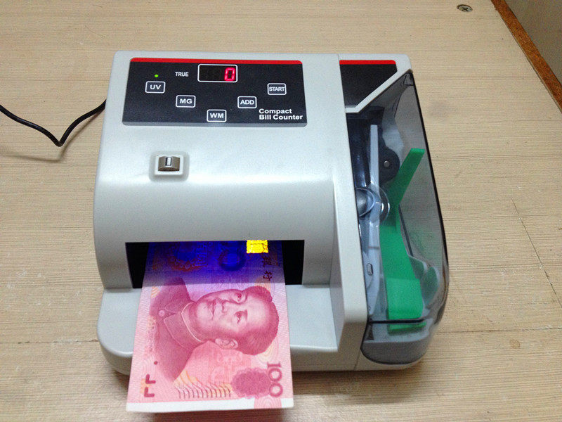 亨力v10小型迷你便携式美金欧元人民币港币点钞机点钞机