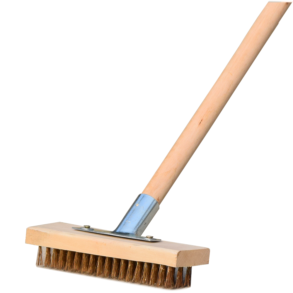 20cm钢丝地板刷整套带把长柄清洁刷硬毛除青苔污垢水泥渣拉毛除锈