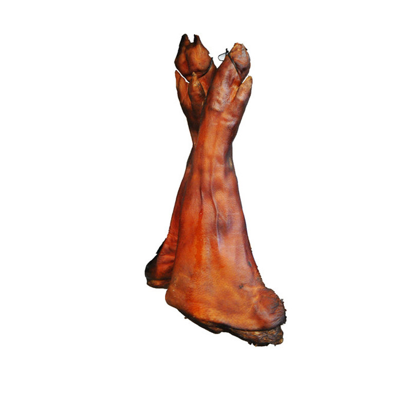 包邮正宗四川特产烟熏猪脚猪蹄农家手工自制腊肉咸肉一只约1.1kg