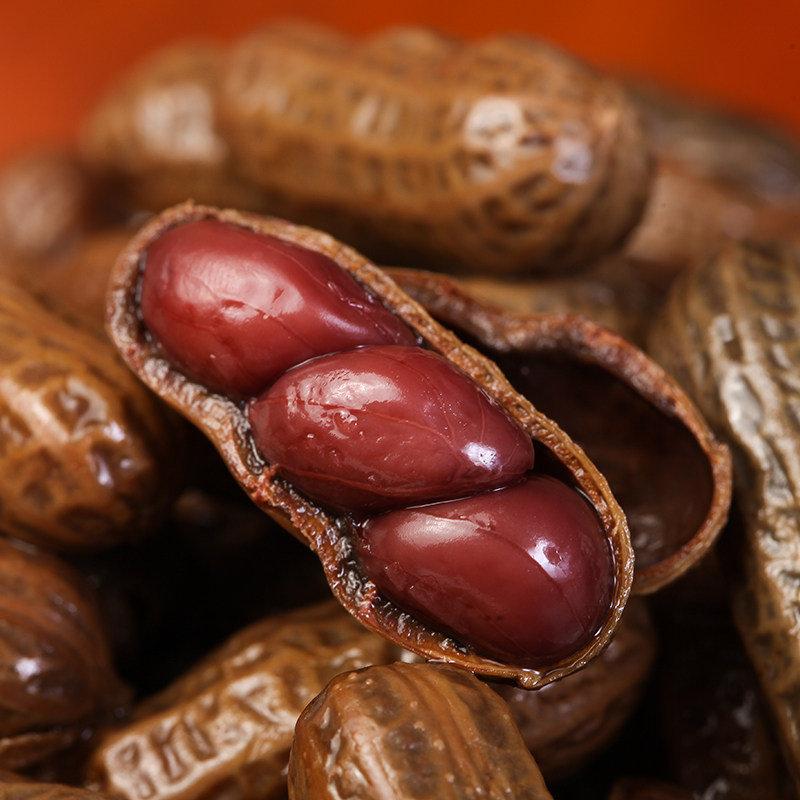 阿雷企业店卤花生300g6袋酱花生卤味不辣工厂直发最新日期