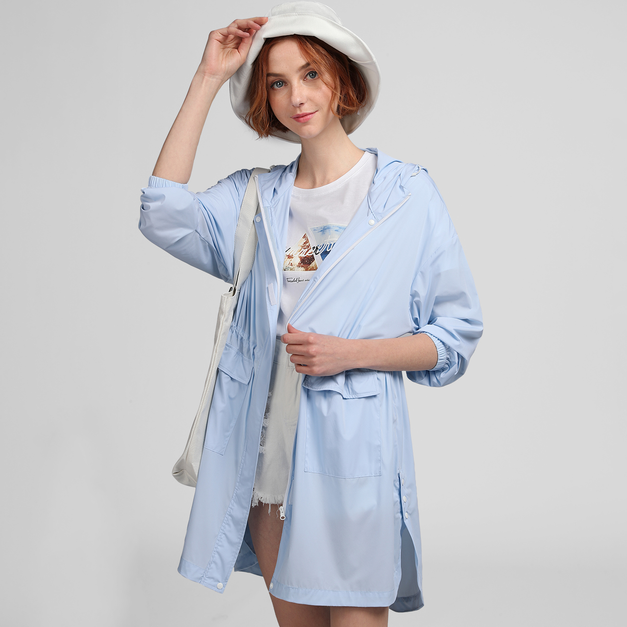 骆驼牌防晒衣服女中中长冰丝速干防风防水透气防晒衣