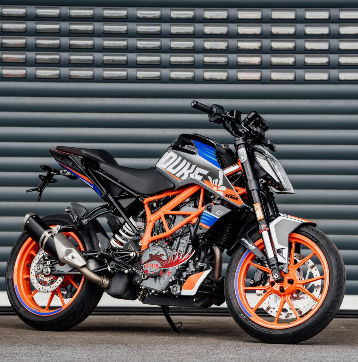 ktmduke390改装贴纸车身贴全车版画拉花油箱透明贴纸