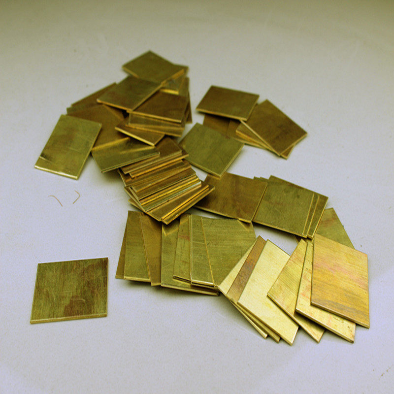 h62黄铜板3mm厚黄铜片块方料加工定制切割15mm2mm10mm100mm