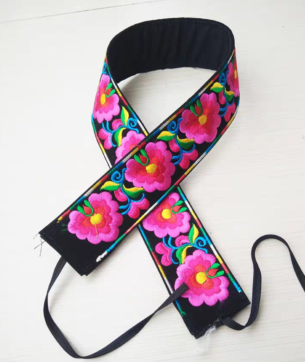 凤凰古城民族风绣花腰带少数民族特色复古刺绣个性百搭腰带