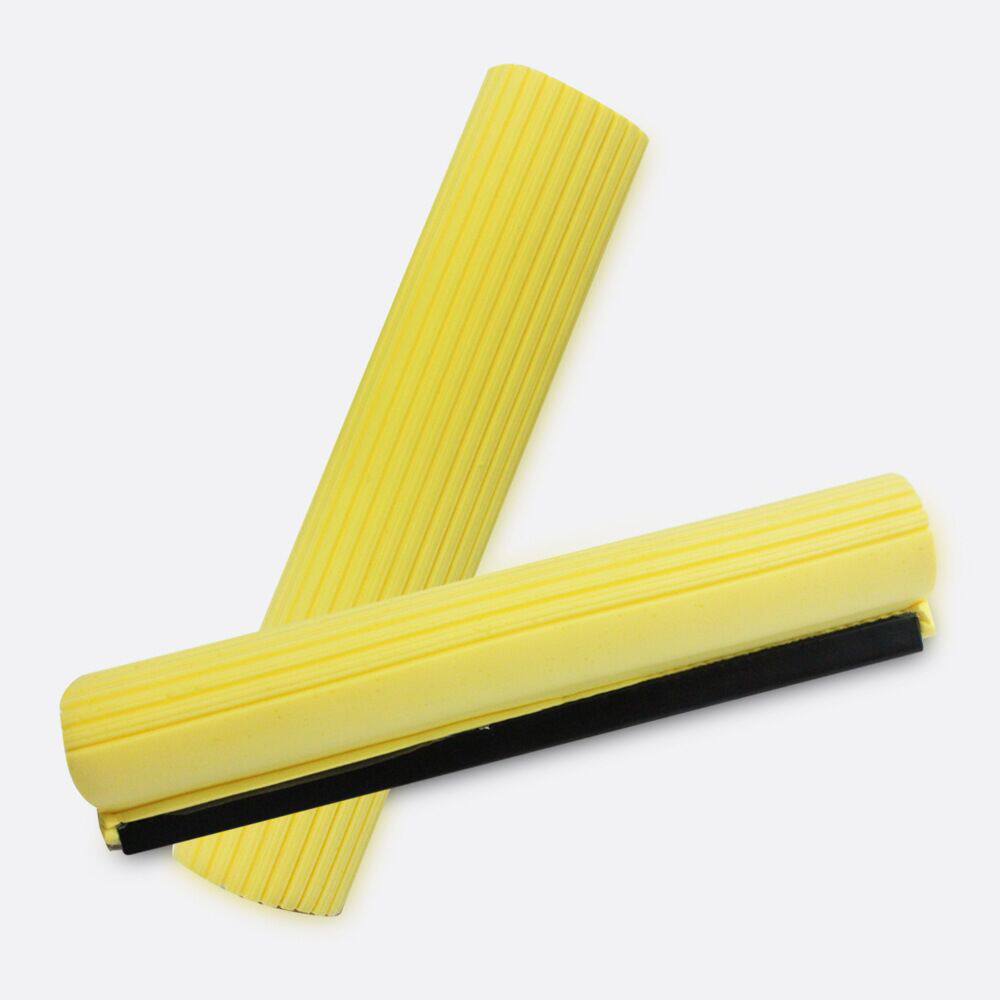 多个装27和38cm通用滚轮式胶棉拖把头海绵头替换装吸水海棉头墩布