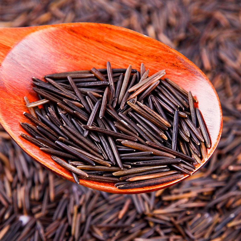 冰湖菰米机长包邮五谷杂粮松针大黑野米加拿大加拿黑米