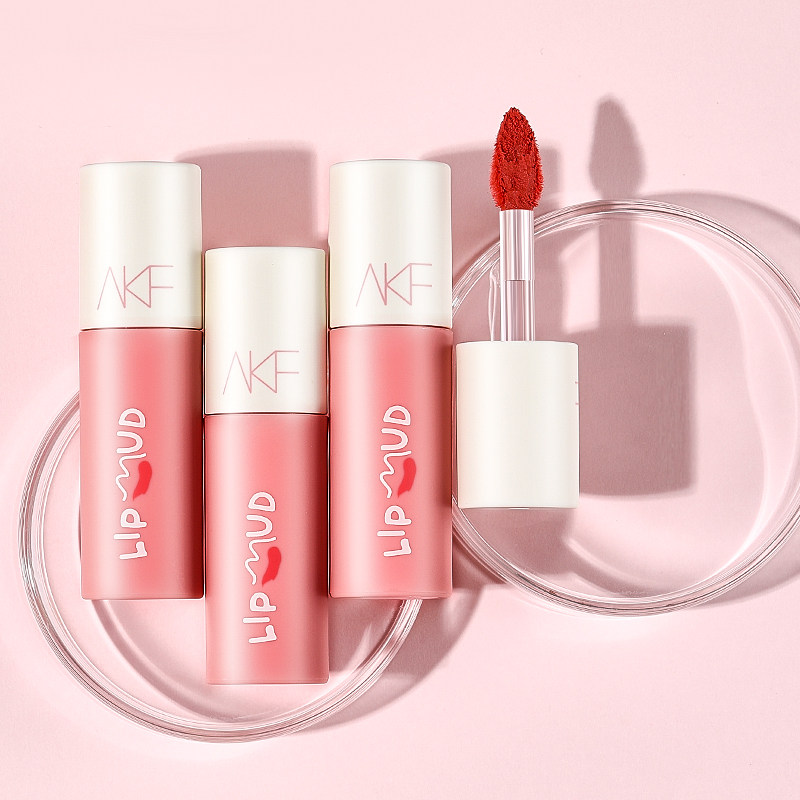 akf唇泥唇釉口红哑光雾面女m07小众品牌平价唇彩