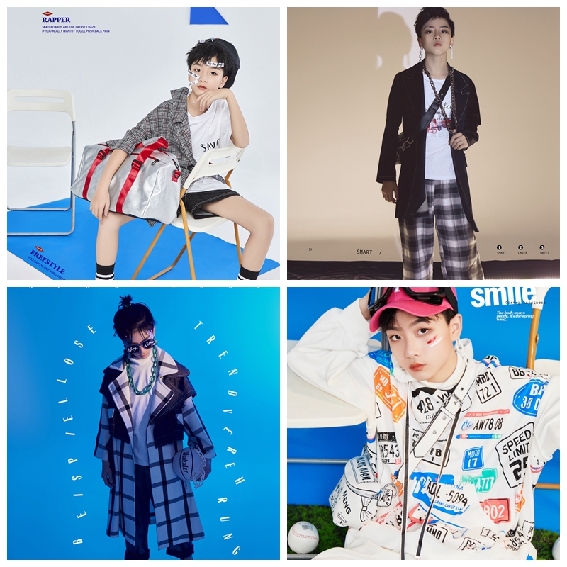 儿童摄影服装2021新款影楼大童艺术照写真套装12岁男孩拍照衣服新