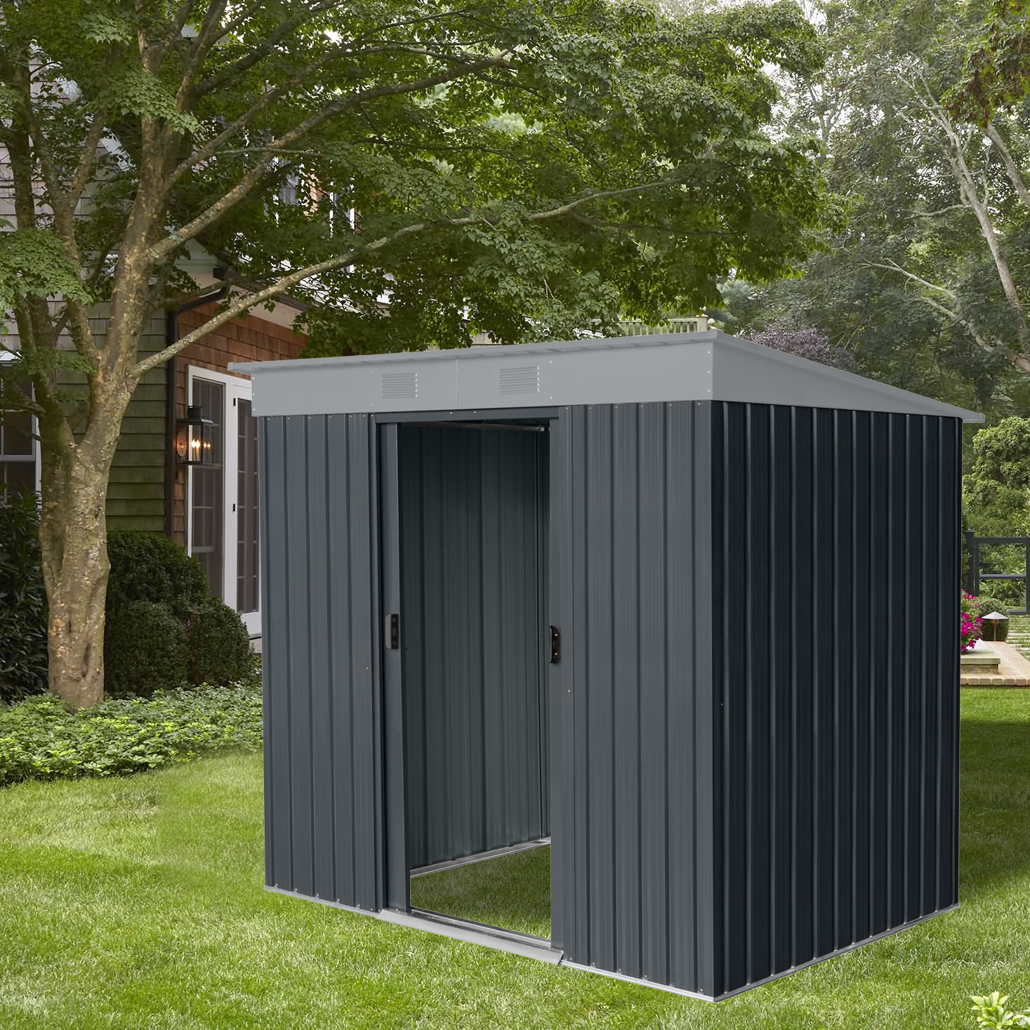 简易房组装户外楼顶室外工地农村临时储物收纳钢结构活动板房