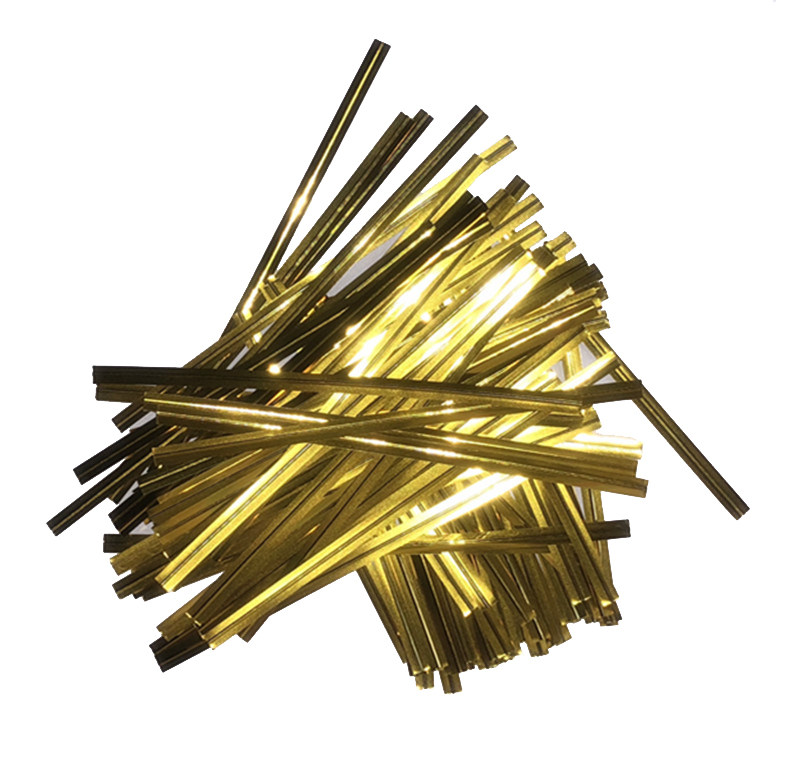 宏平大卷金色扎线足数1000米专用金属扎丝面包扎丝