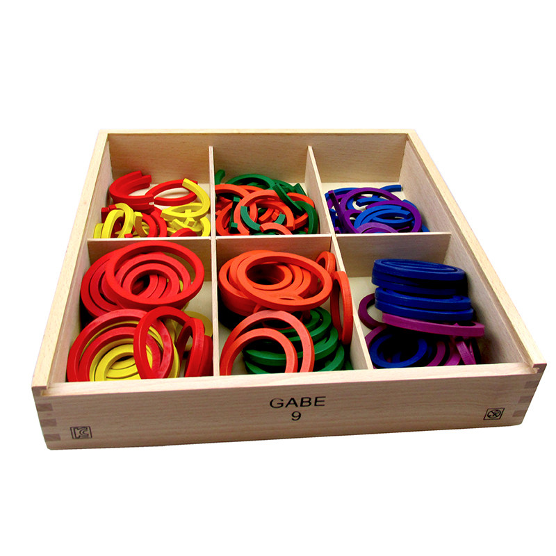 教具福禄贝尔恩物15件全套gabe1-10氏福早教教具