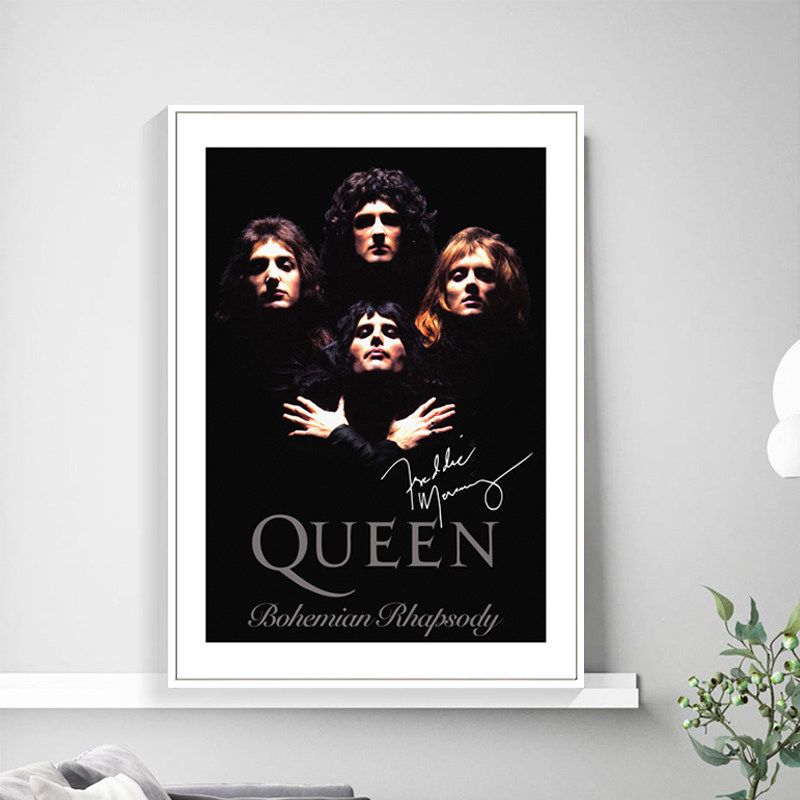 queen皇后乐队海报音乐摇滚装饰画客厅背景墙卧室现代装饰画