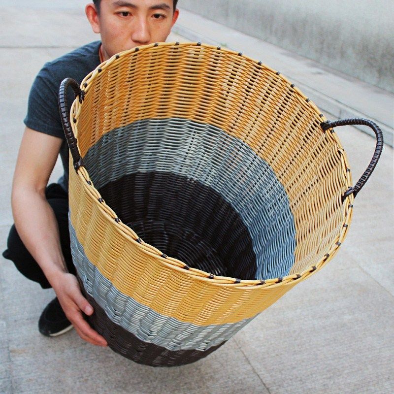 脏大卧室框子洗衣衣服篓子布篓子篮子家用藤编脏衣篮
