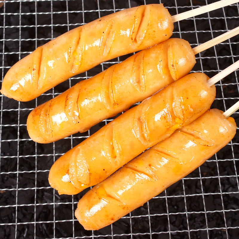 鱼丸系列冷冻食品烧烤材料玉米香肠500克香肠