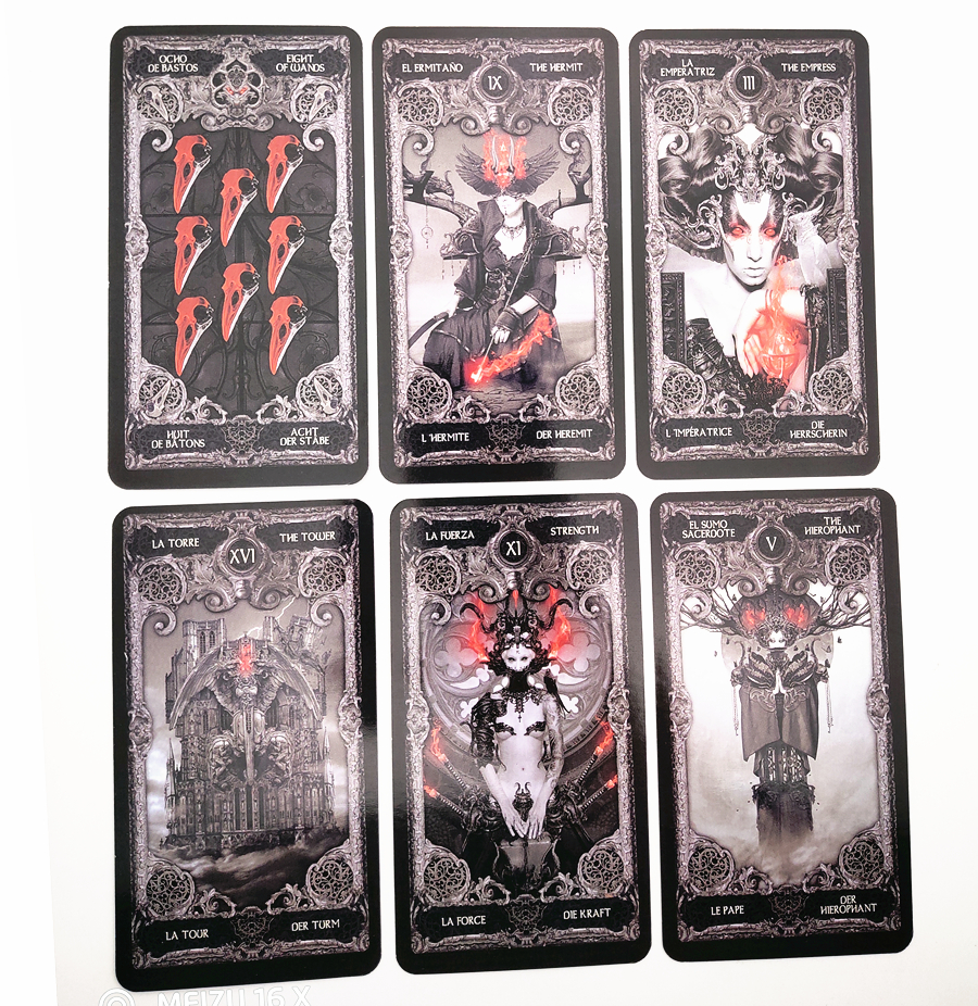 塔罗黑暗13号英文darkxiiitarotcards桌游卡牌