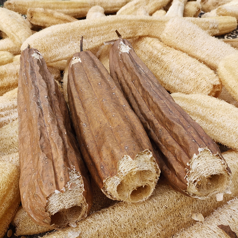 整条干丝瓜络洗锅刷碗神器整根粗大老丝瓜瓤洗碗布天然长丝瓜筋囊