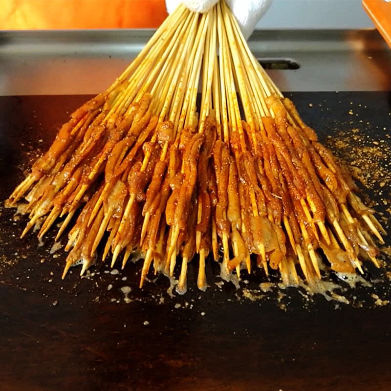 铁板板鸭肠小串烧烤网红火锅新鲜鸭肠串1箱3000串其它