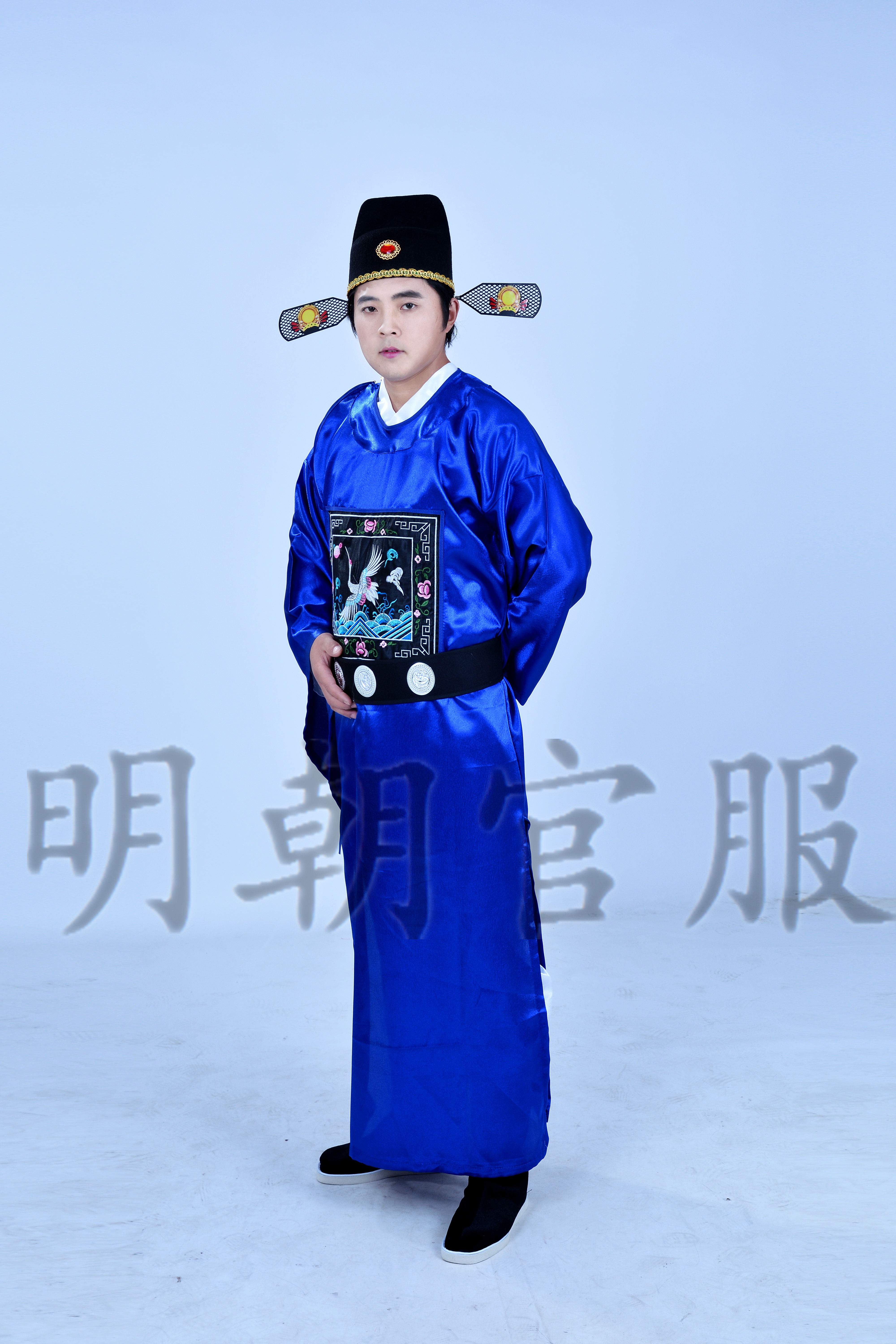 热销包邮古装明朝大臣官员演出服县令官服表演服舞台服七品芝麻官