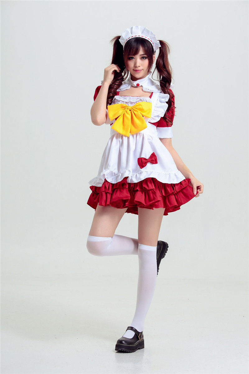 糖果色咖啡厅日本动漫角色扮演cosplay服饰公主cos女佣女仆服饰