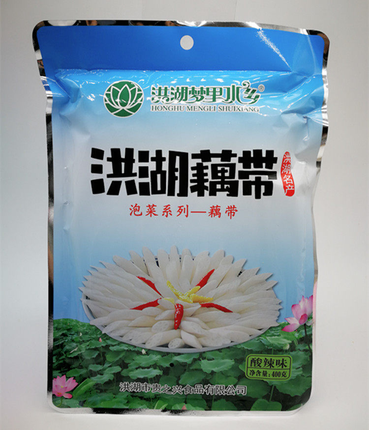 湖北特产泡椒藕带酸辣脆爽400g腌制泡菜开袋腌制