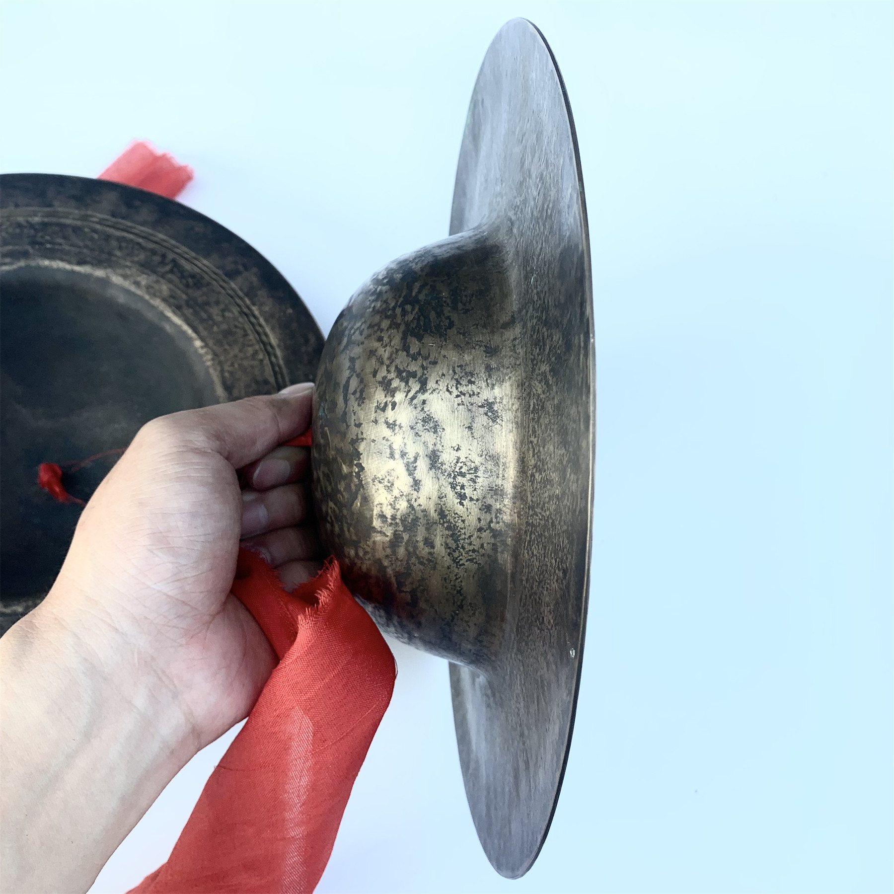 响器道教专用道场水陆工大帽镲纯手大钹青铜大钹