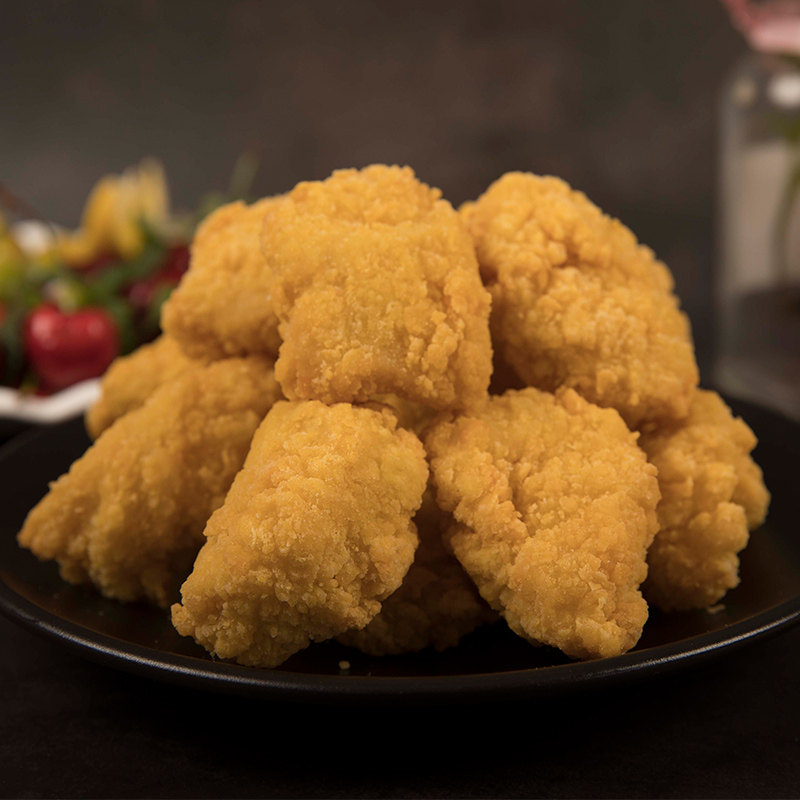 韩式炸鸡半成品冷冻油炸无骨鸡腿外卖商用香辣生鸡肉