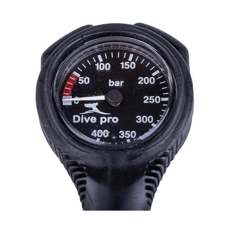 潜水意大利压力表水肺spg气压表残压表彩色双表潜水仪表
