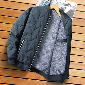 ເສື້ອກັນ ໜາວ ໜາ ລະດູ ໜາວ ຜູ້ຊາຍຂອງໄວ ໜຸ່ມ ຂົນແກະຝ້າຍ jacket ເປືອກຫຸ້ມນອກຫນາຢືນຄໍທີ່ອົບອຸ່ນ windproof ເປືອກຫຸ້ມນອກຝ້າຍ
