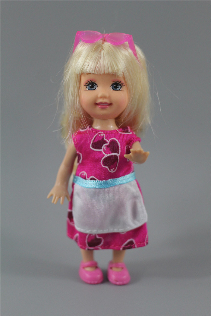 绝版罕见小凯莉妹妹kelly换装娃娃 10厘米凯丽公仔小女孩玩具礼物