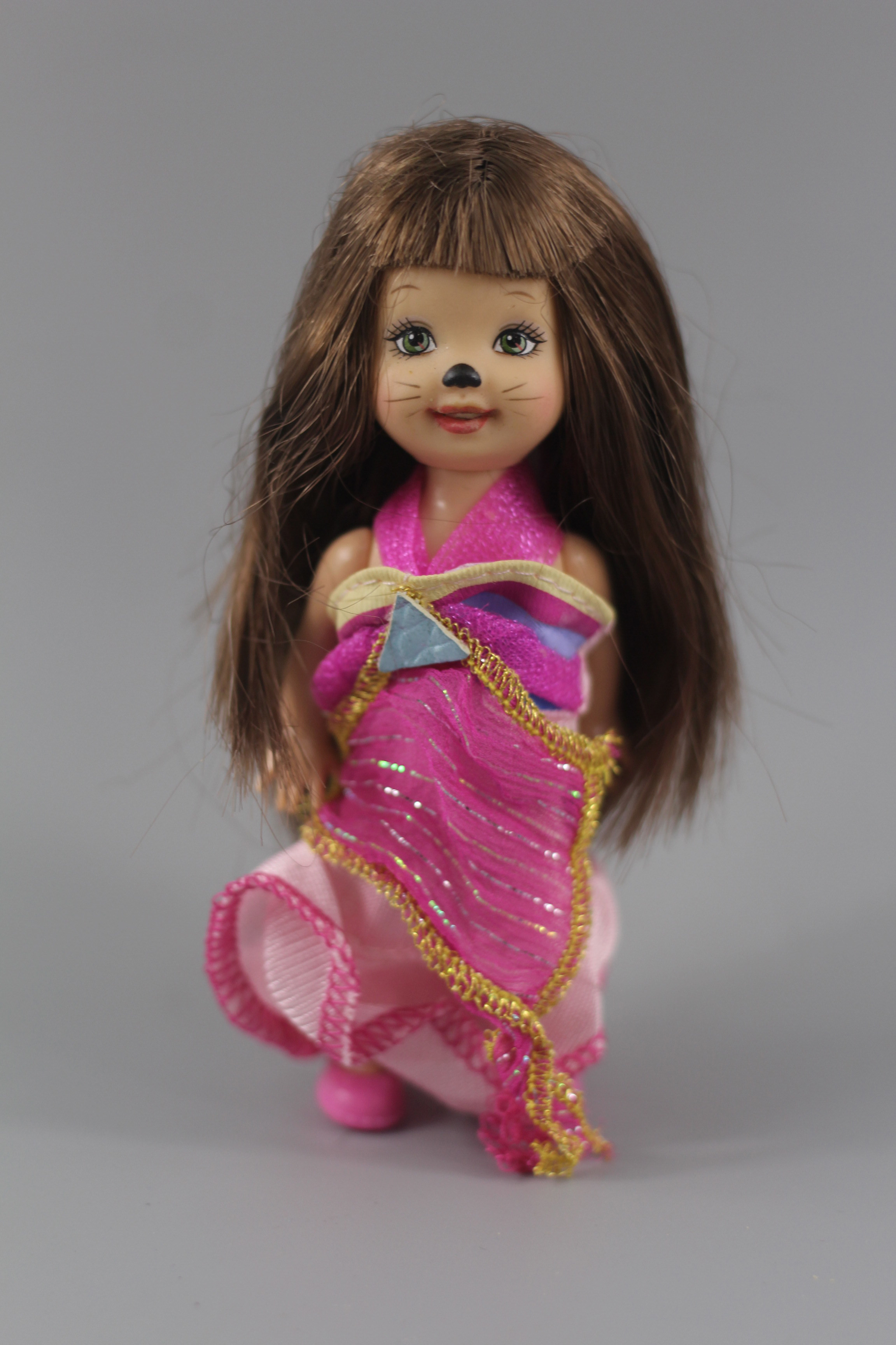 绝版罕见小凯莉妹妹kelly换装娃娃 10厘米凯丽公仔小女孩玩具礼物