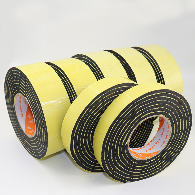 海绵双面eva黑色泡棉胶带防震防撞胶带