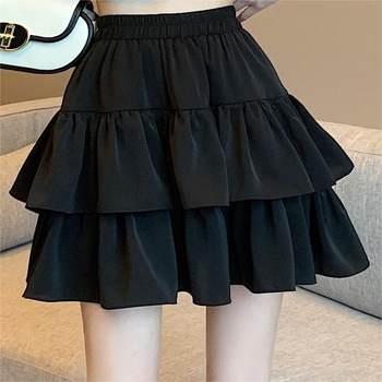 Girls skirt summer Princess skirt 2024 new style girl cake skirt western style summer children's pleated skirt