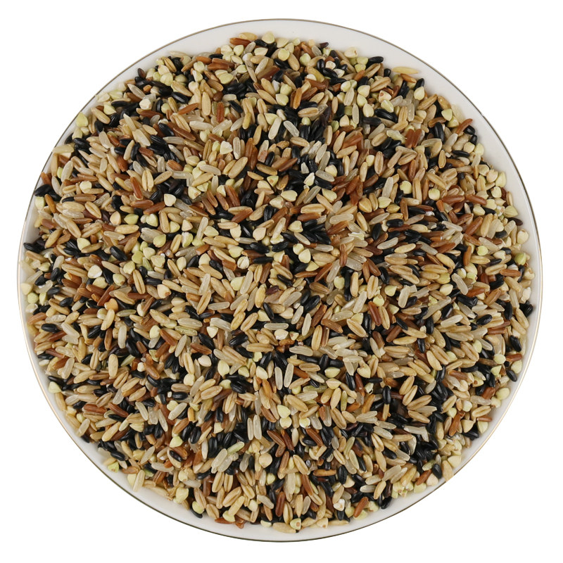 五色糙米饭新米健身粗粮餐肥降黑米