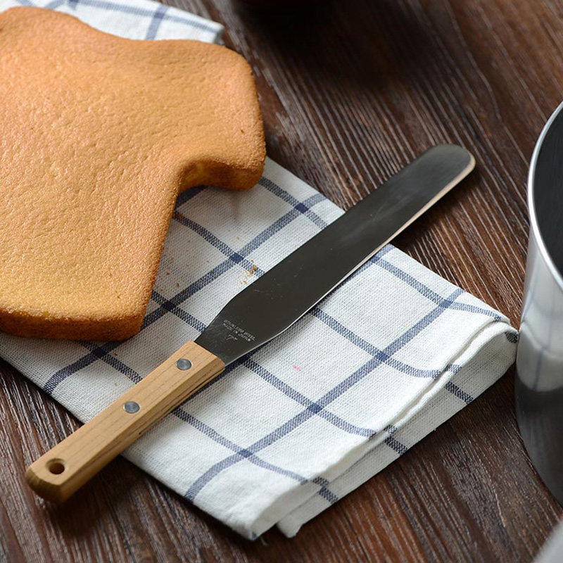 日本原装进口cakeland不锈钢刮平烘焙工具蛋糕奶油抹刀其它烘焙器具