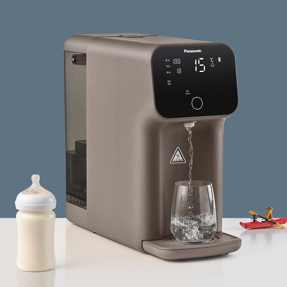 松下台式净饮机小型饮水机ro反渗透过滤净水器即热台式净饮机