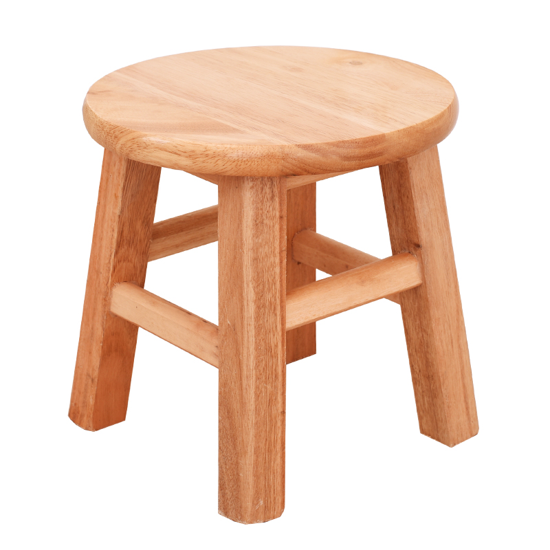 【天天特价】加固 橡木实木家用小凳子小板凳圆凳手工小木凳矮凳