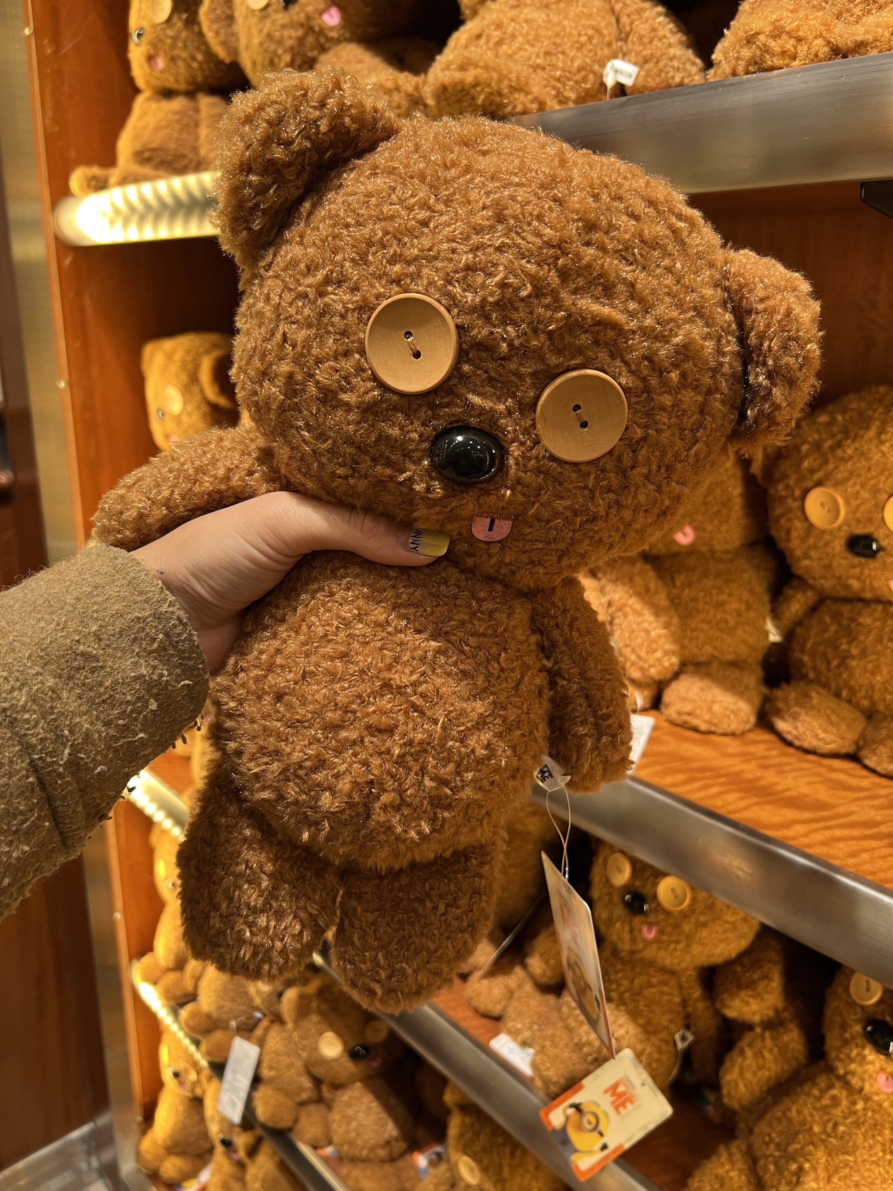 日本本土usj环球影城小黄人tim熊卡通卡通可爱毛绒