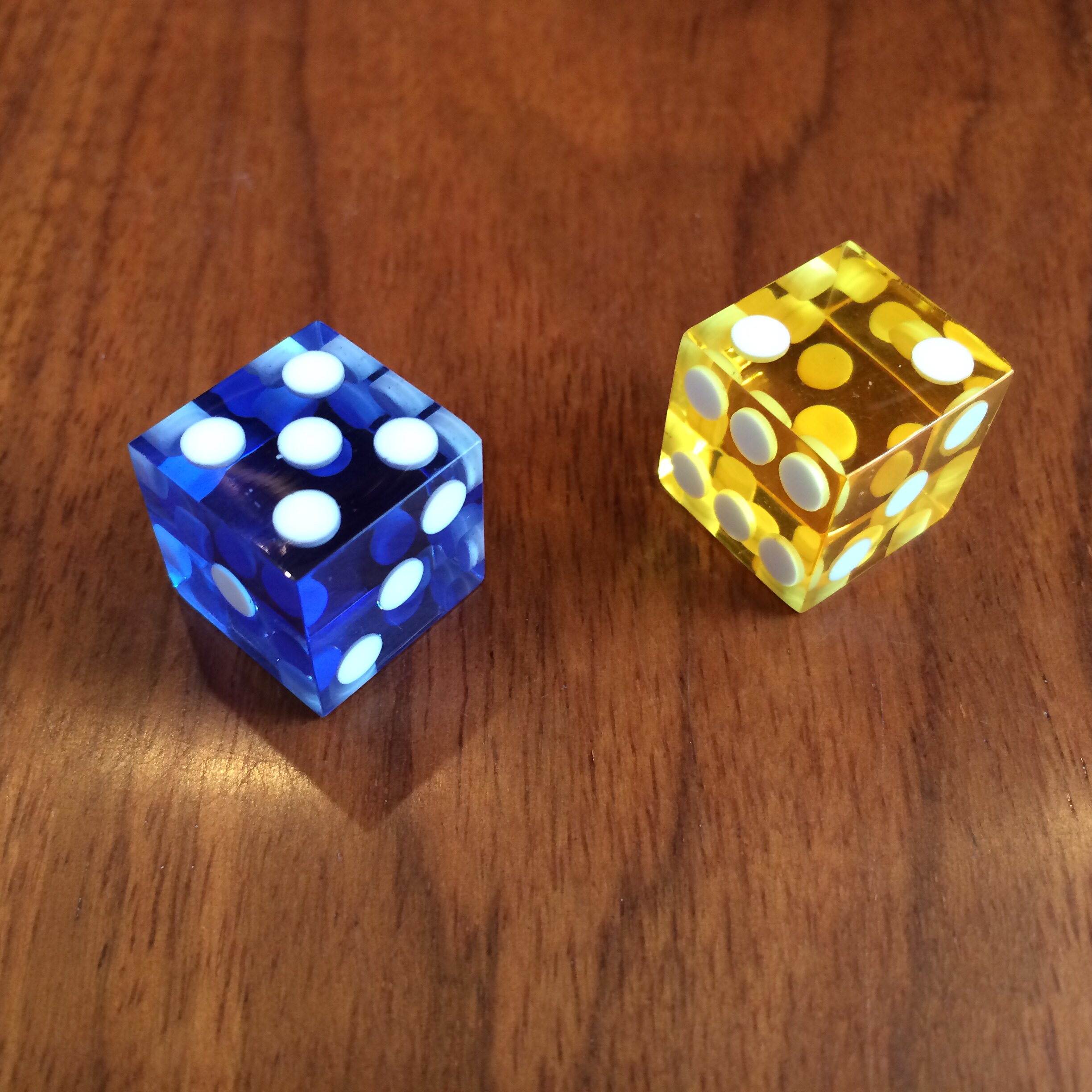 直角树脂骰子16mm透明度纯平平面高档摇骰叠骰色子