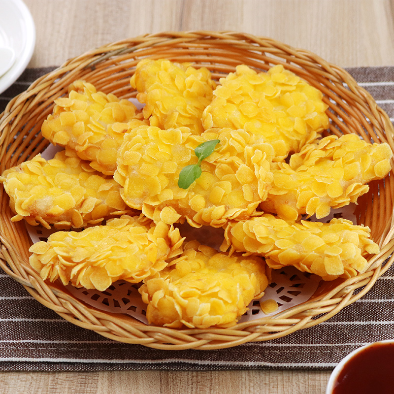 亚洲渔港福报金砖(玉米片虾排)280克/10枚汉堡玉米虾排堡食材