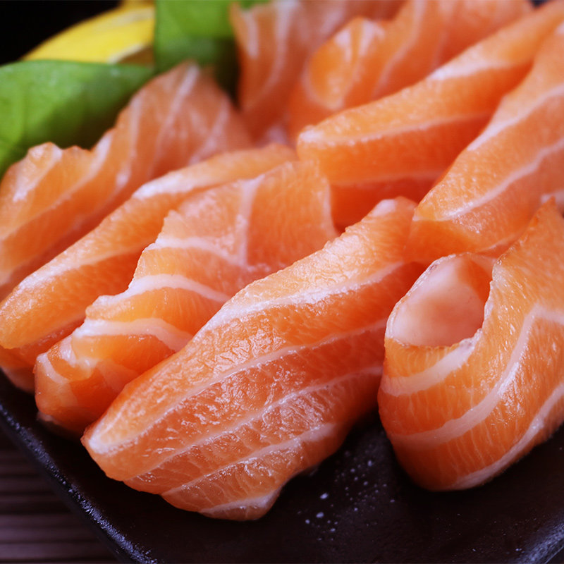 进口三文鱼腩 冰鲜进口三文鱼 鱼腩 250g生鲜海鲜食材