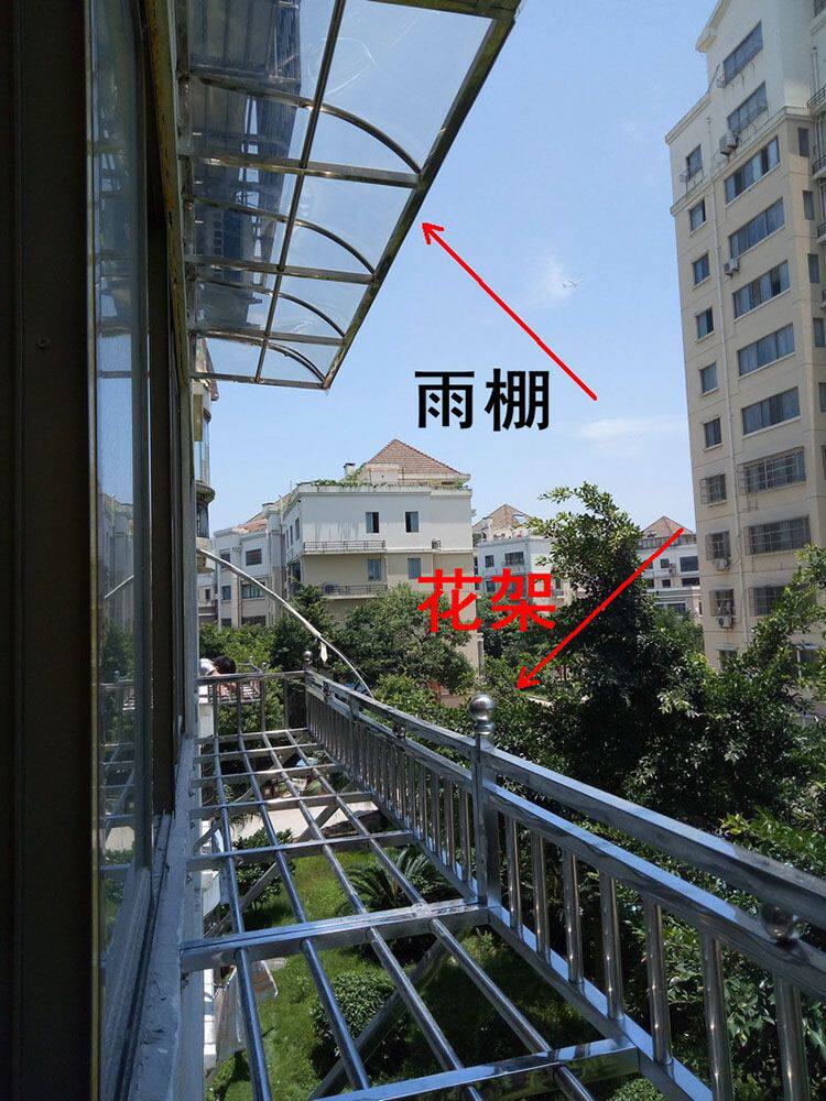 温州不锈钢防盗窗花花架雨蓬窗罩栏杆防护栏阳台防盗窗
