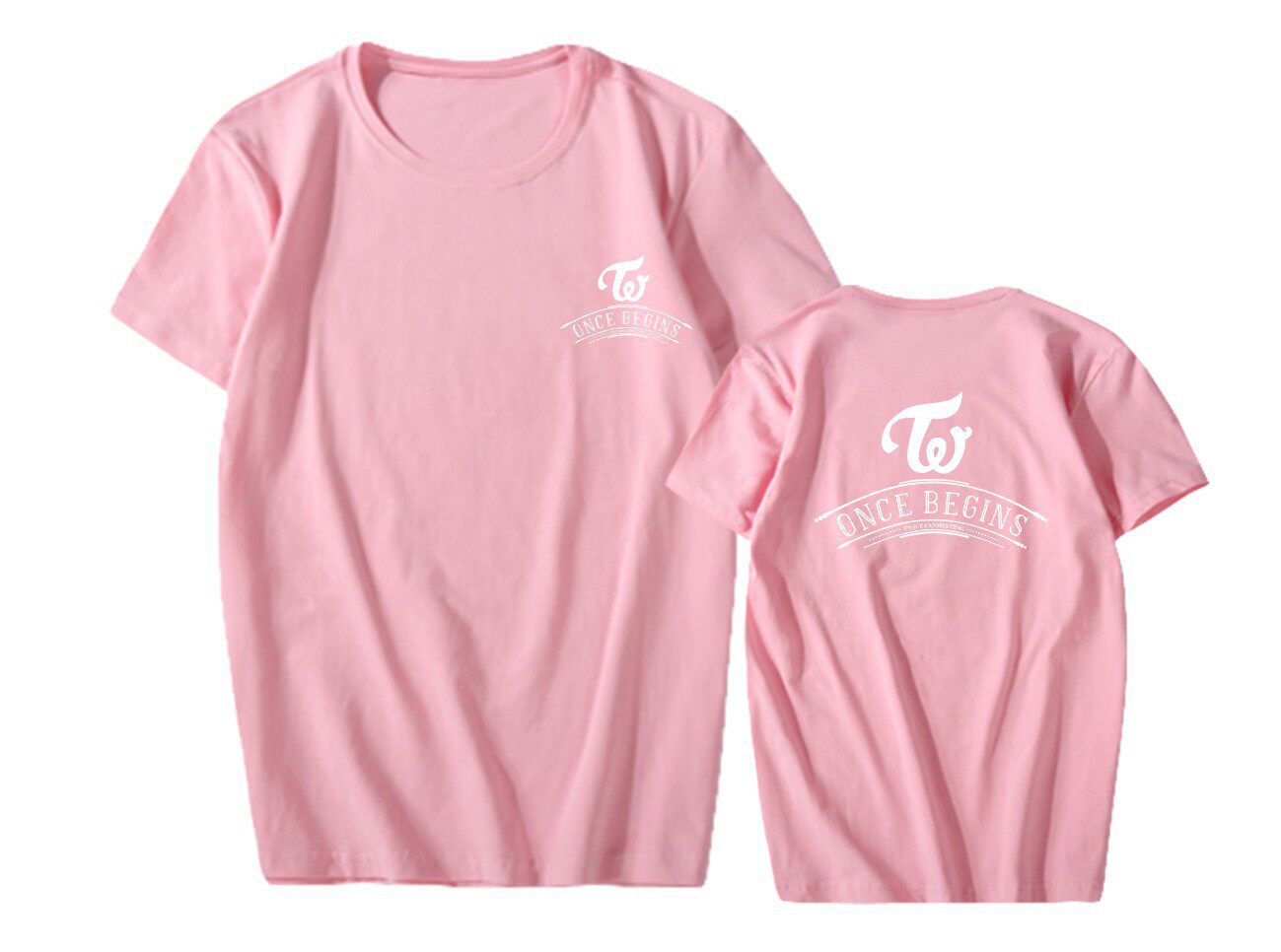 twice组合fmoncebegins演唱会周边应援服同款短袖t恤