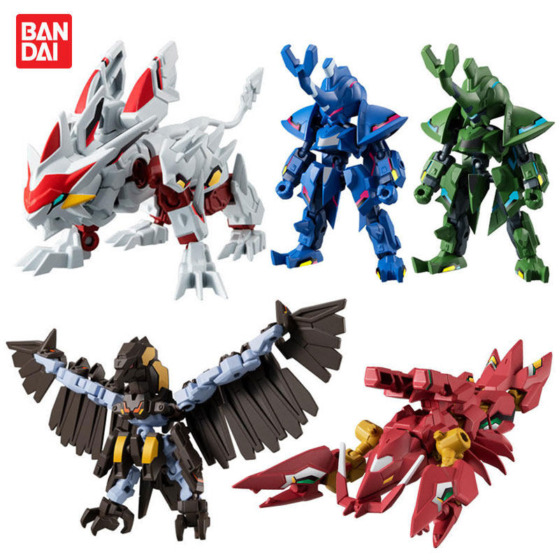 万代正版盒蛋animagear变形机器人狮子小龙虾造型摆件盒蛋