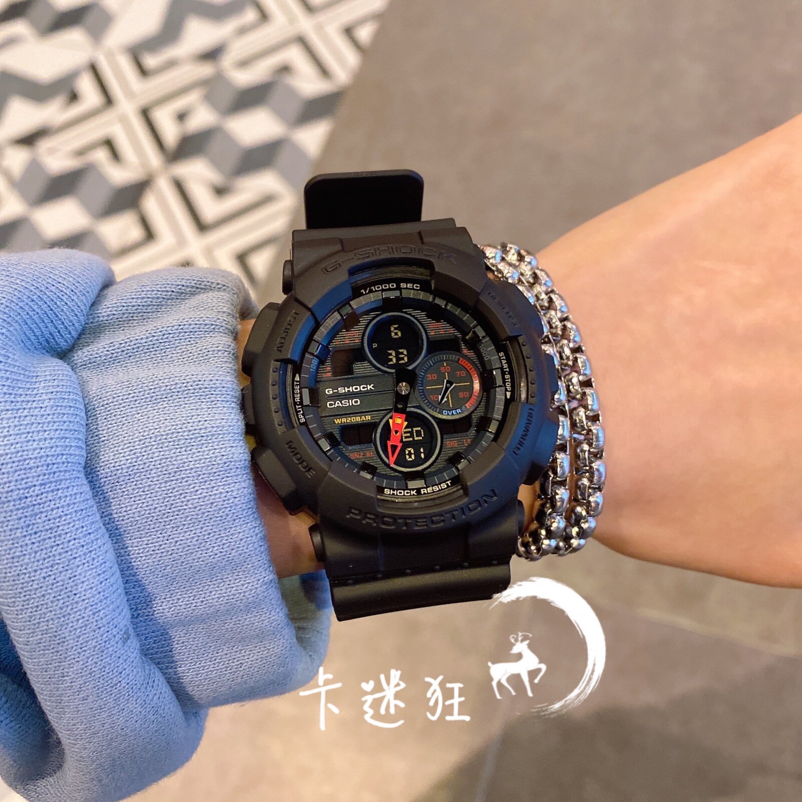 卡西欧g-shock东京街头霓虹灯色彩ga-140bmc-1a/ga-700bmc-1a手表
