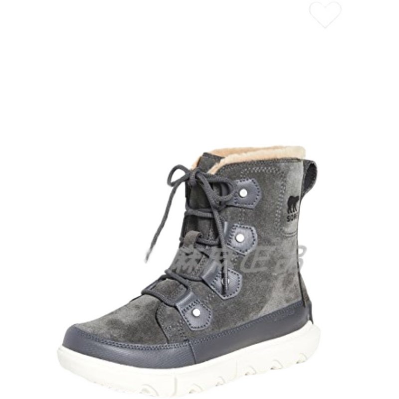 sorel冰熊防水女靴explorerfabricmixiijoan短靴时尚雪地靴